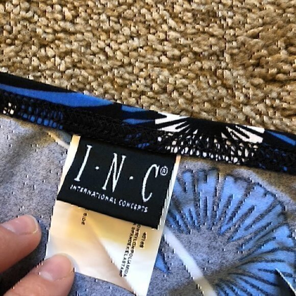 NEW NWT INC INTERNATIONAL CONCEPTS High Waisted Bikini Swimsuit Swim BOTTOM 14 - Picture 3 of 7